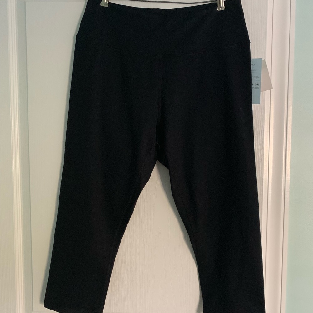 Z by Zella crop leggings. 1X. Black